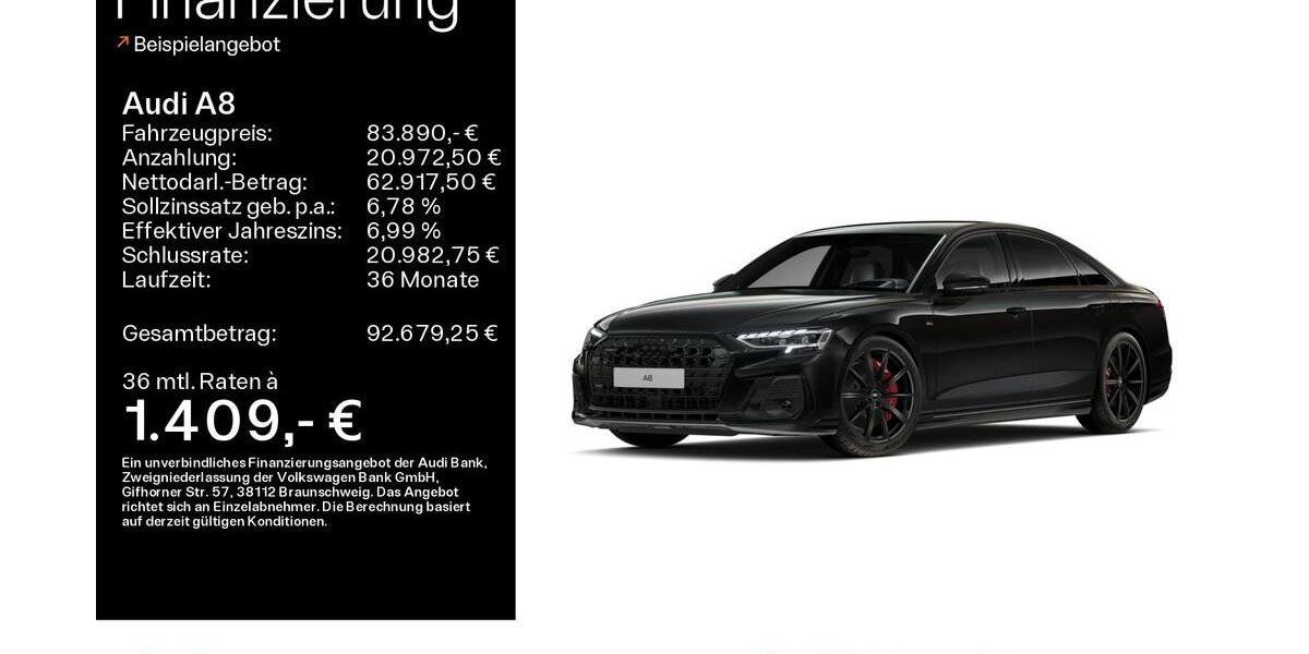 Audi A8 16.108 km 83.890 &euro; Hofheim 65719