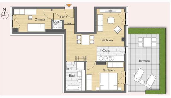 Hochparterre Frankfurt am Main Bockenheim - 3 Zimmer, 82 m&sup2;, 610.000&euro; | Angebot:26678971