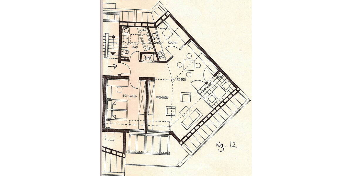 Etagenwohnung Mainz Bretzenheim - 2 Zimmer, 63 m&sup2;, 350.000&euro; | Angebot:26229013