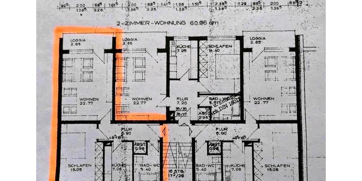Etagenwohnung Idstein - 2 Zimmer, 61 m&sup2;, 185.000&euro; | Angebot:26160384