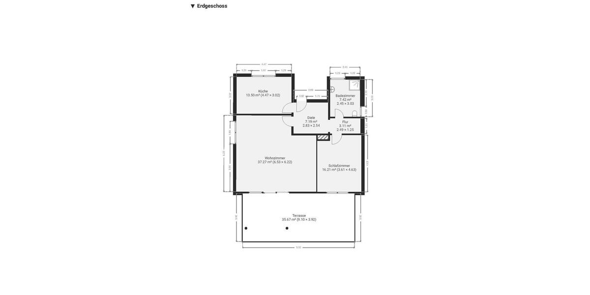 Erdgeschoßwohnung Raunheim - 2 Zimmer, 93 m&sup2;, 1.500&euro; | Angebot:25178774