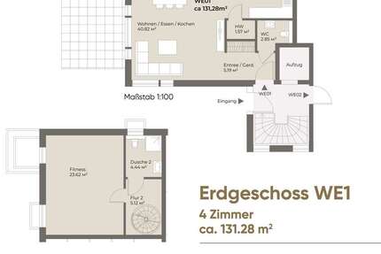 Wohnung Kelkheim Kelkheim-Mitte - 5 Zimmer, 131 m&sup2;, 899.000&euro; | Angebot:26451215