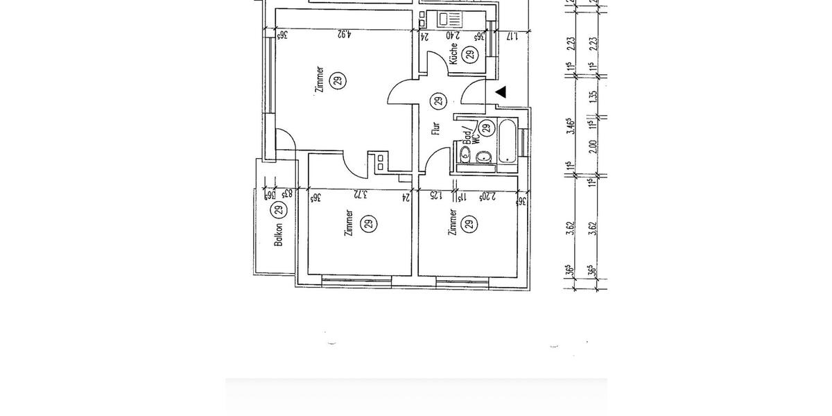 Erdgeschoßwohnung Wiesbaden Biebrich - 3 Zimmer, 69 m&sup2;, 305.000&euro; | Angebot:26648437