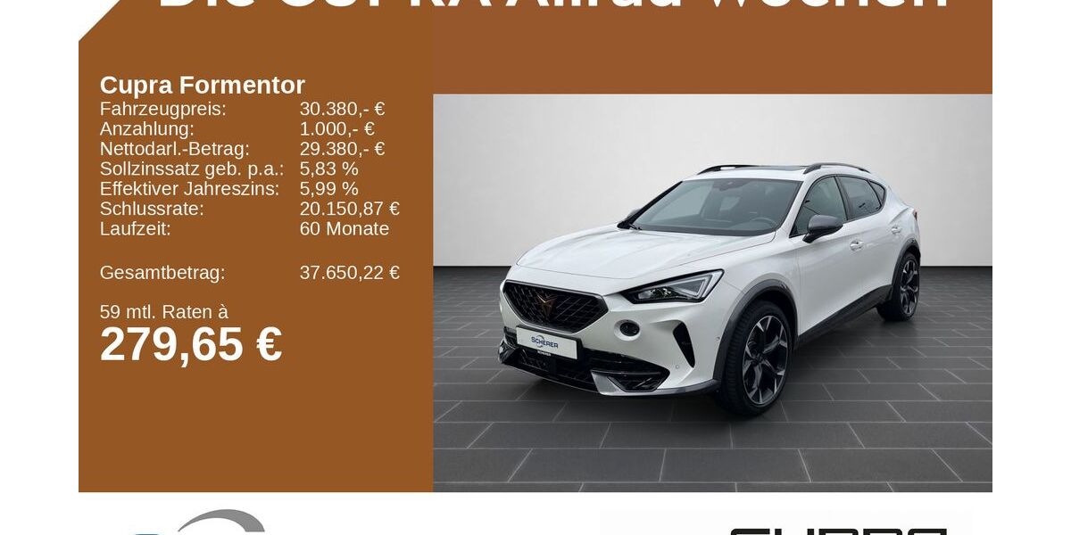 Cupra Formentor 24.462 km 30.380 &euro; Mainz 55129