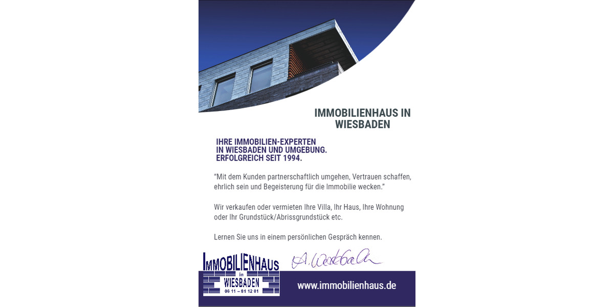 Etagenwohnung Wiesbaden Biebrich - 1 Zimmer, 58 m&sup2;, 205.000&euro; | Angebot:25356038