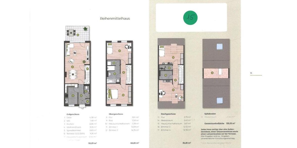 Reihenhaus Waldems - 5 Zimmer, 135 m&sup2;, 1.800&euro; | Angebot:26636417