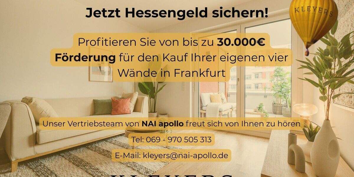 Etagenwohnung Frankfurt Gallus - 3 Zimmer, 75 m&sup2;, 564.900&euro; | Angebot:25702311
