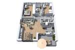3 Zimmer-Wohnung mit eigenem Garten, Einbauküche und Tiefgaragenstellplatz