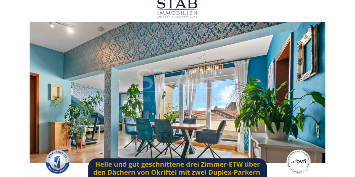 Etagenwohnung Okriftel Okriftel - 3 Zimmer, 87 m&sup2;, 339.000&euro; | Angebot:23830874