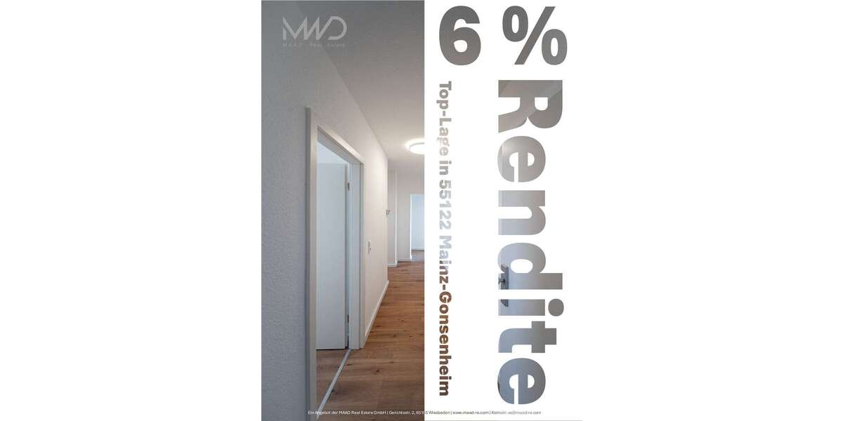 Wohnung zum Kaufen in Mainz 254.000 € 55 m² 3 zimmer