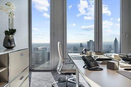 Luxusbüro auf 45. Etage: Skyline-Blick, 247 & Concierge-Service zimmer