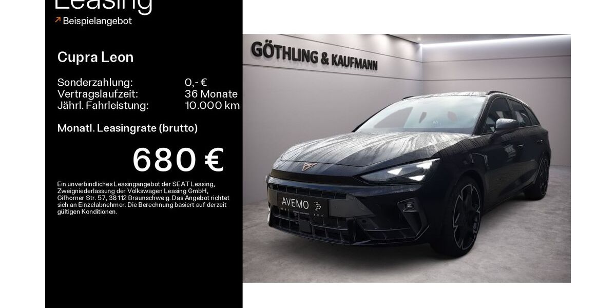 Cupra Leon 9.800 km 42.700 &euro; Hofheim-Diedenbergen 65719