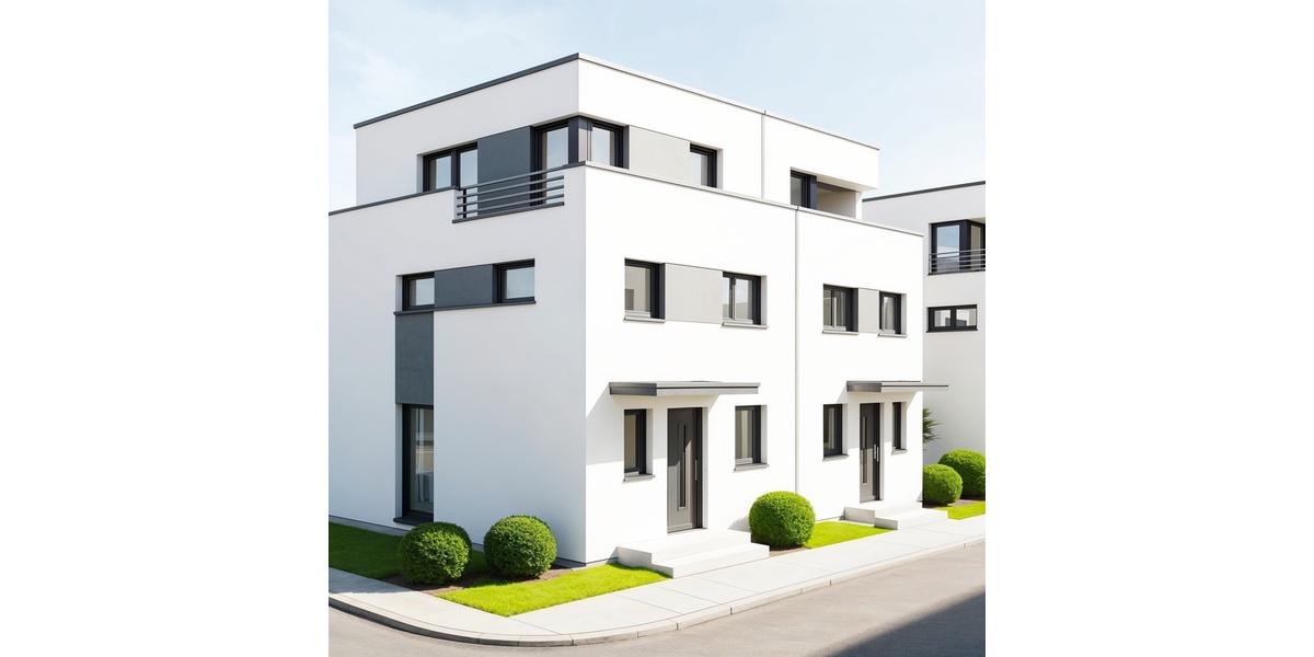 ***Zeitlos modern: Neubau-Doppelhaushälfte im Bauhaus-Stil in Bodenheim*** - Doppelhaushälfte Bodenheim | Angebot:24213456