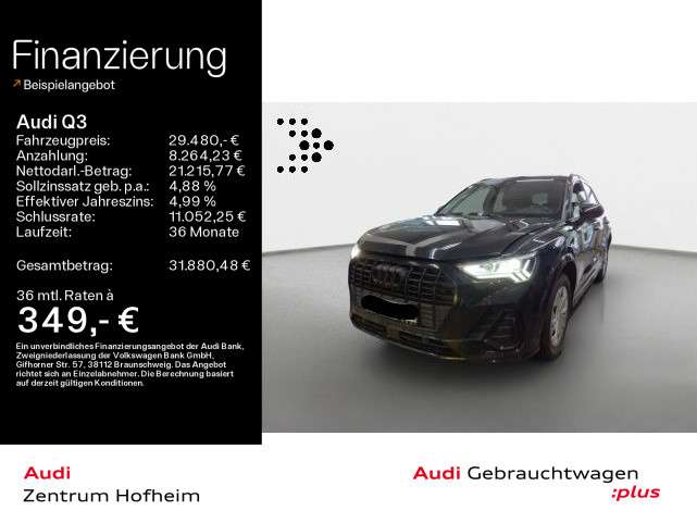 Audi Q3 125.275 km 29.480 &euro; Hofheim 65719