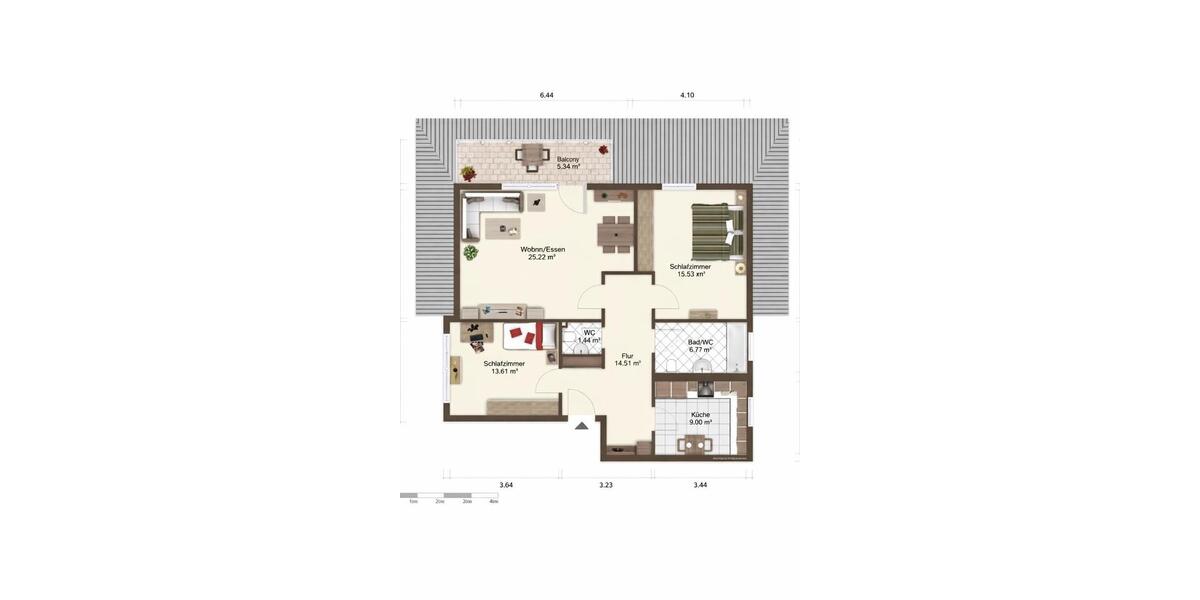 Eigentumswohnung 3 Zimmer Wohnung 96 qm 3 zimmer