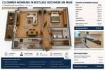 Etagenwohnung Hochheim - 2 Zimmer, 67 m&sup2;, 1.090&euro; | Angebot:26886364