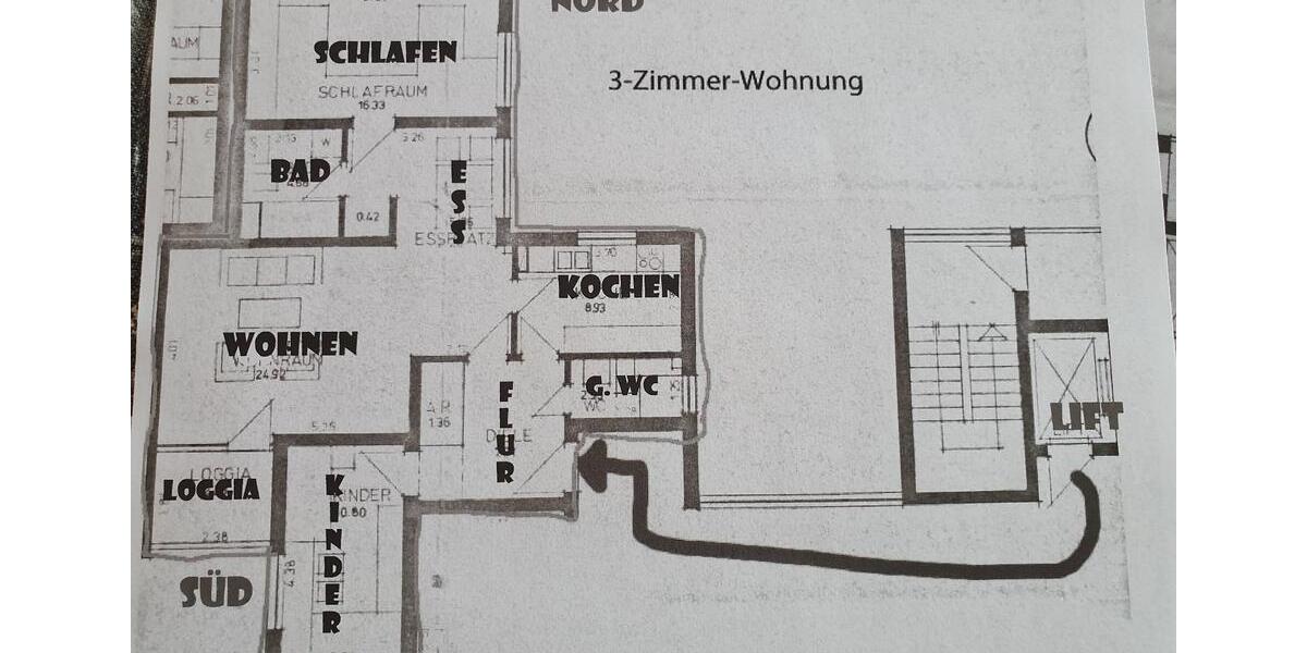 Etagenwohnung Oberursel (Taunus) - 3.5 Zimmer, 87 m&sup2;, 329.000&euro; | Angebot:26906319