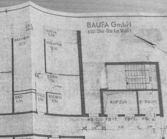 Etagenwohnung Mainz Lerchenberg - 2 Zimmer, 60 m&sup2;, 237.500&euro; | Angebot:27021845