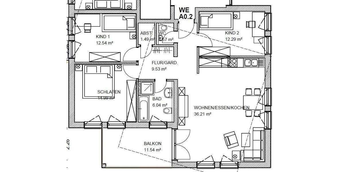 Etagenwohnung Bad Camberg / Erbach Erbach - 4 Zimmer, 96 m&sup2;, 413.000&euro; | Angebot:24725274