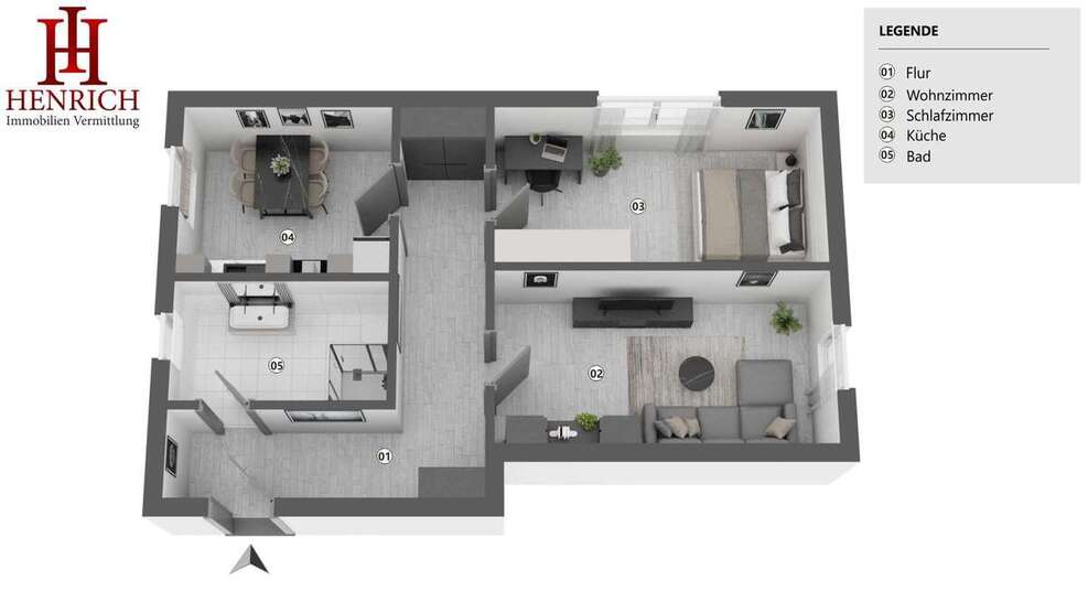 Wohnung zum Kaufen in Kriftel 130.000 € 55 m² 2.5 zimmer