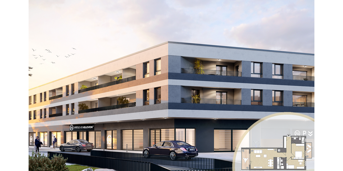 Etagenwohnung Hattersheim am Main Hattersheim - 3 Zimmer, 92 m&sup2;, 510.000&euro; | Angebot:24884721