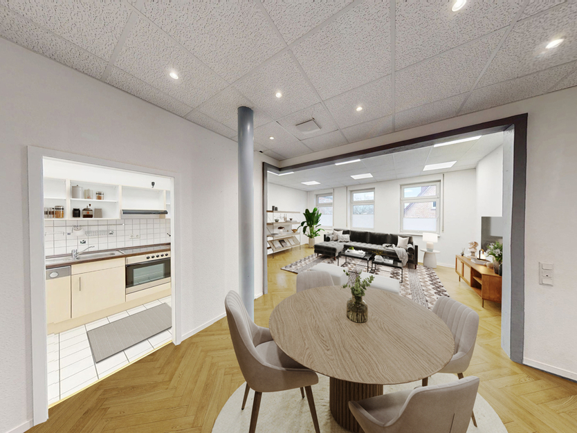 Offen und moderner Grundriss! 3-Zimmer-Wohnung 3 zimmer