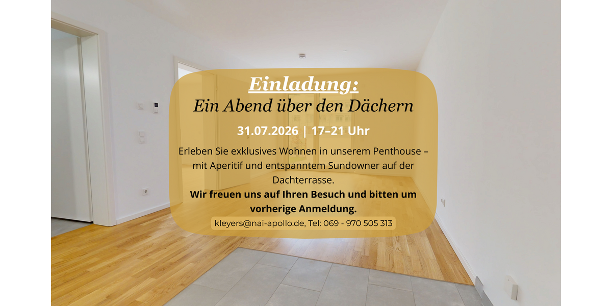 Etagenwohnung Frankfurt am Main Gallus - 2 Zimmer, 54 m&sup2;, 429.900&euro; | Angebot:23298669
