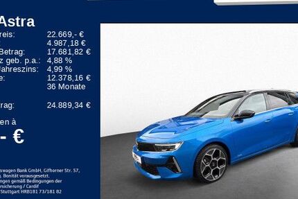 Opel Astra 23.600 km 22.269 € Bischofsheim 65474