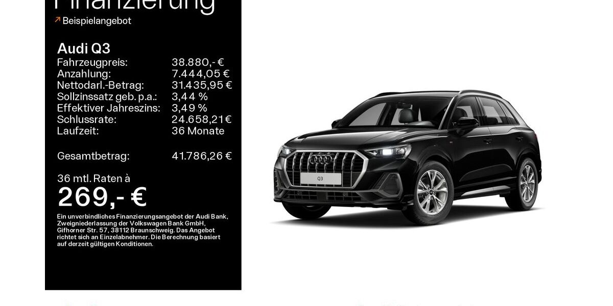 Audi Q3 28.480 km 38.880 &euro; Hofheim 65719