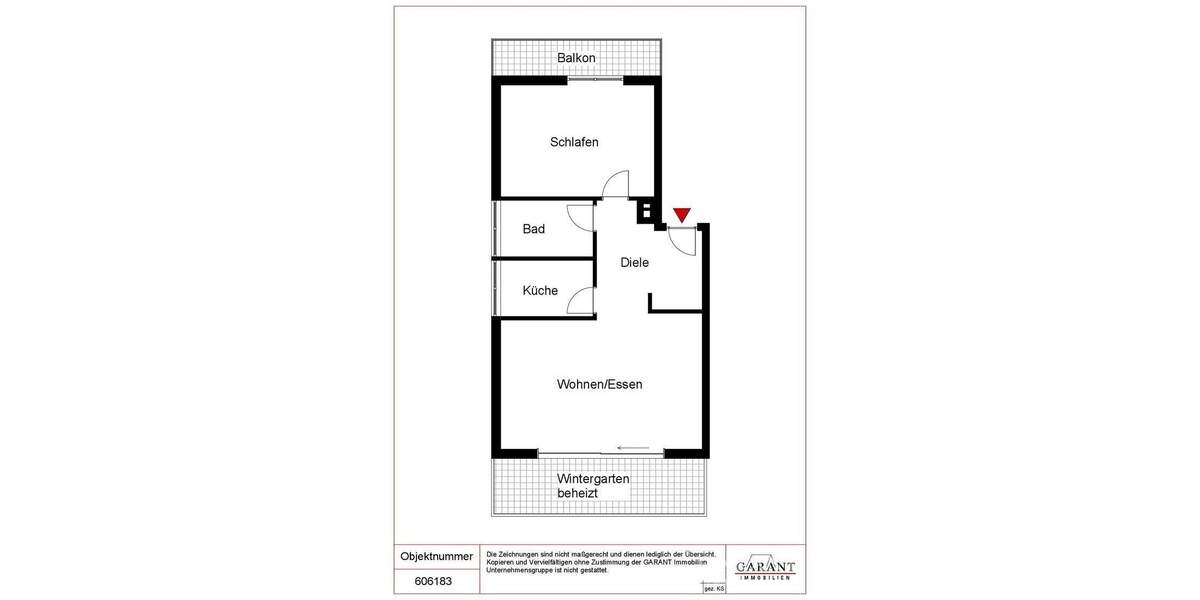 Etagenwohnung Rüsselsheim Am Main Rüsselsheim - 2 Zimmer, 75 m&sup2;, 258.000&euro; | Angebot:24113186