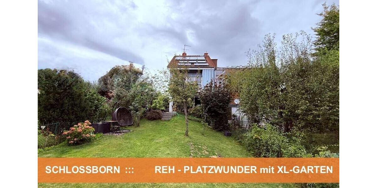 IDEALES REIHENHAUS mit GARTEN-PARADIES ::: SCHLOSSBORN 7 zimmer