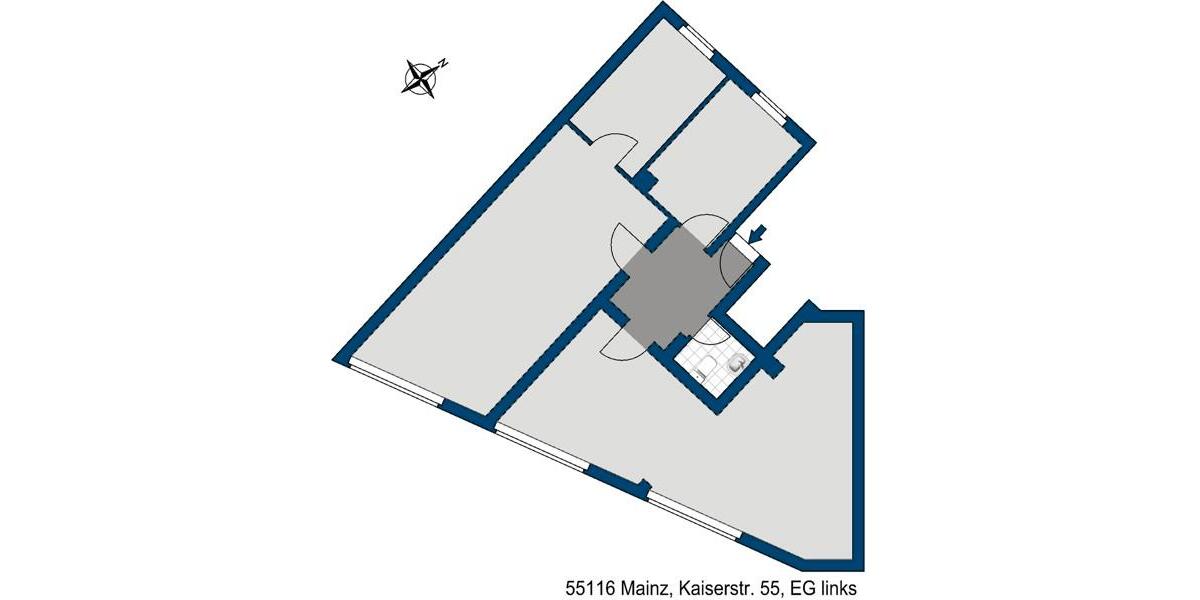 Gewerbefläche zu vermieten: 75 m² in Top-Lage! zimmer