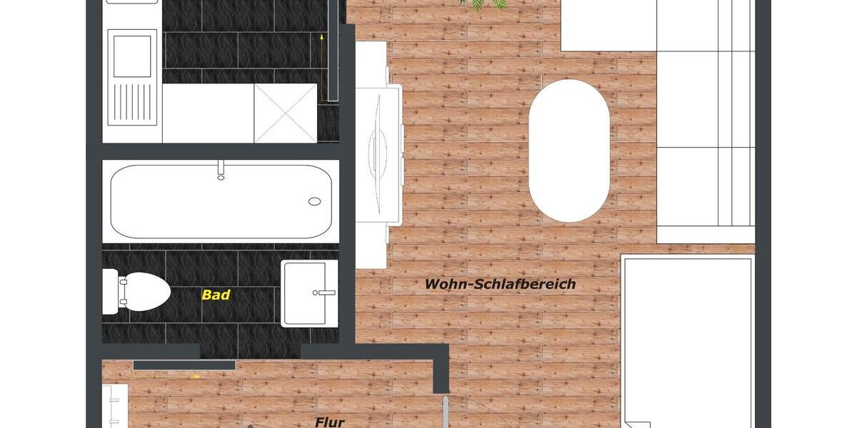 Etagenwohnung Bingen am Rhein - 1 Zimmer, 34 m&sup2;, 83.000&euro; | Angebot:26503635