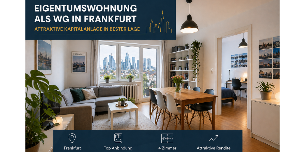 Etagenwohnung Frankfurt am Main Bockenheim - 4 Zimmer, 63 m&sup2;, 570.690&euro; | Angebot:26381130