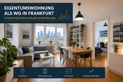 Wohnung Frankfurt am Main Bockenheim - 4 Zimmer, 63 m&sup2;, 570.690&euro; | Angebot:26381130