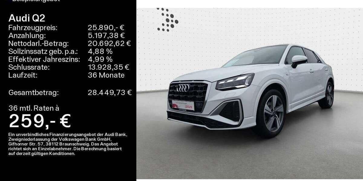 Audi Q2 33.121 km 25.490 &euro; Königstein-TS 61462