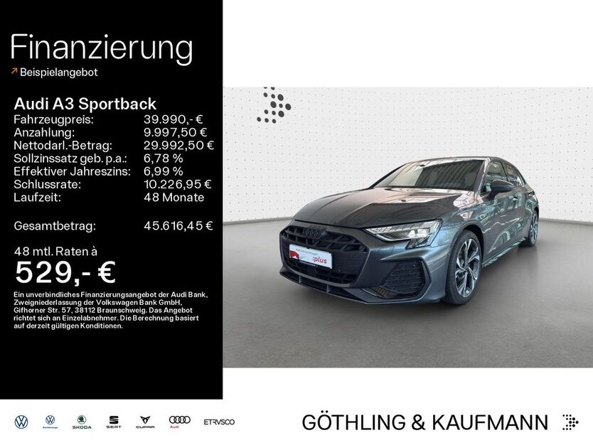 Audi A3 12.500 km 37.990 € Hofheim 65719