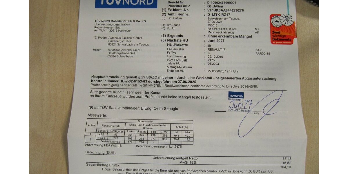 Renault Espace Navitech 7-Sitze 155.060 km 6.850 &euro; Schwalbach/Taunus 65824