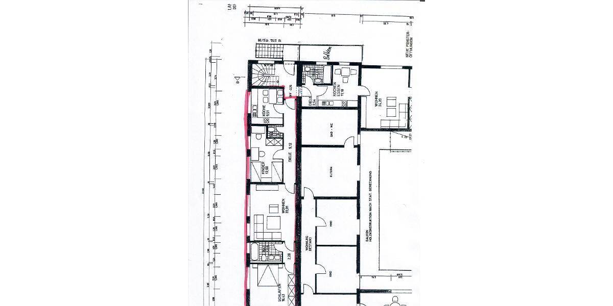 Etagenwohnung Wiesbaden Kloppenheim - 3 Zimmer, 85 m&sup2;, 340.000&euro; | Angebot:22506856