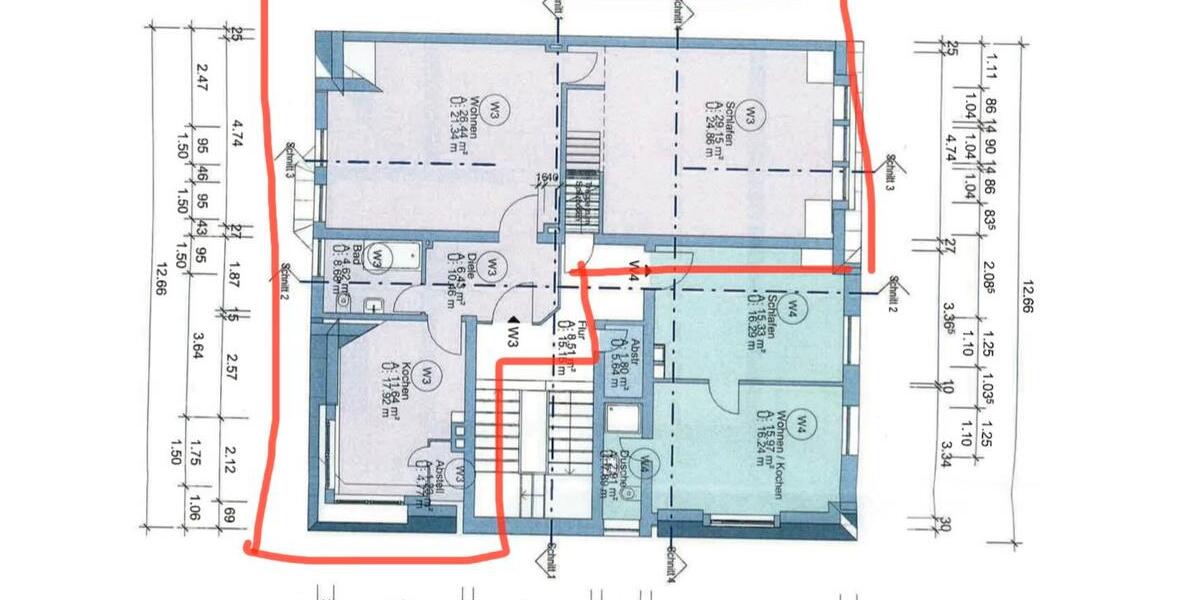 Etagenwohnung Frankfurt am Main Bockenheim - 2 Zimmer, 80 m&sup2;, 1.720&euro; | Angebot:26681498