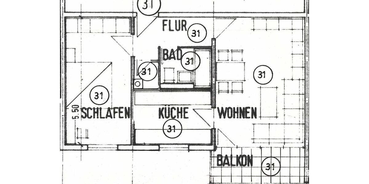 Etagenwohnung Mainz Finthen - 2 Zimmer, 61 m&sup2;, 800&euro; | Angebot:26464103