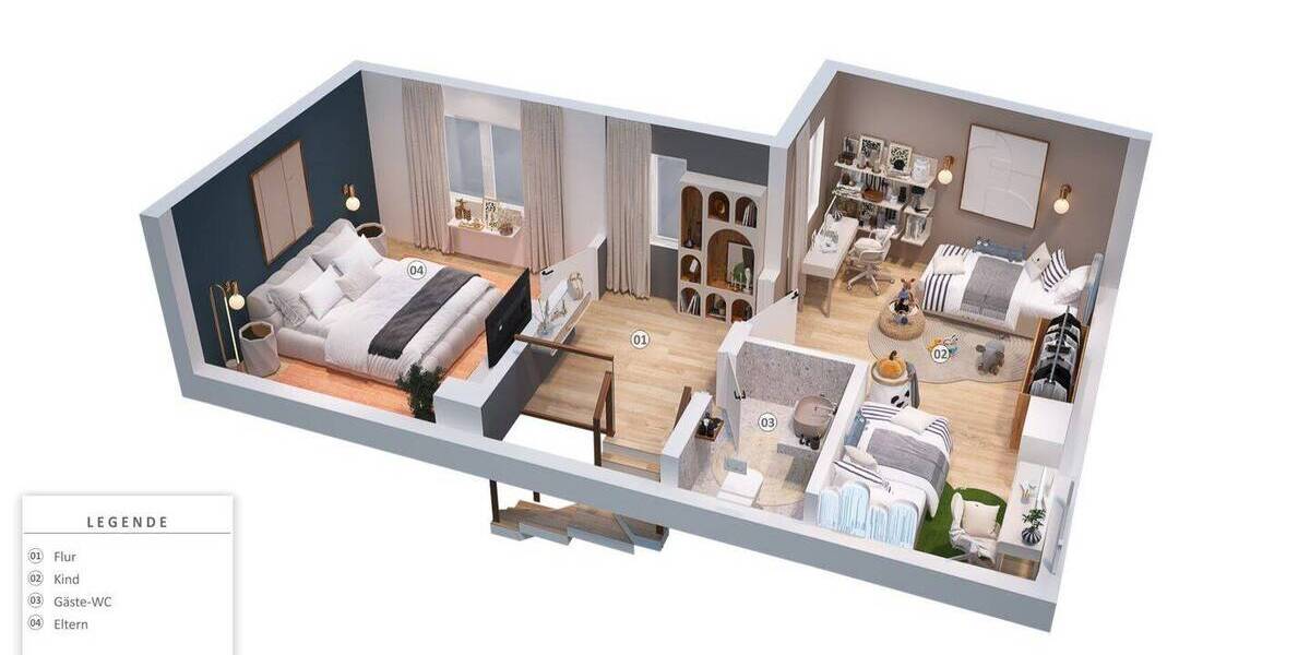 Einfamilienhaus Mainz Finthen - 3 Zimmer, 77 m&sup2;, 230.000&euro; | Angebot:23935645