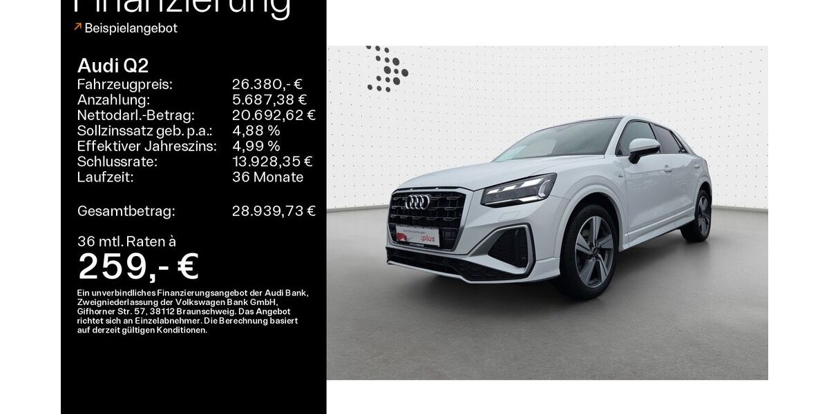 Audi Q2 33.121 km 25.490 &euro; Königstein 61462