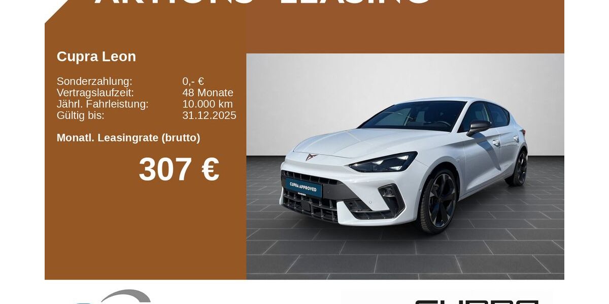 Cupra Leon 23.050 km 28.450 € Bingen / Rhein 55411