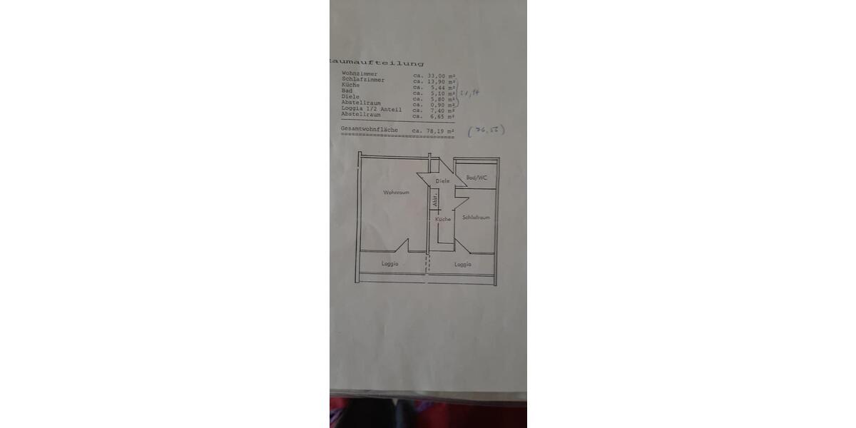Etagenwohnung Bingen am Rhein - 2 Zimmer, 76 m&sup2;, 250.000&euro; | Angebot:26230227