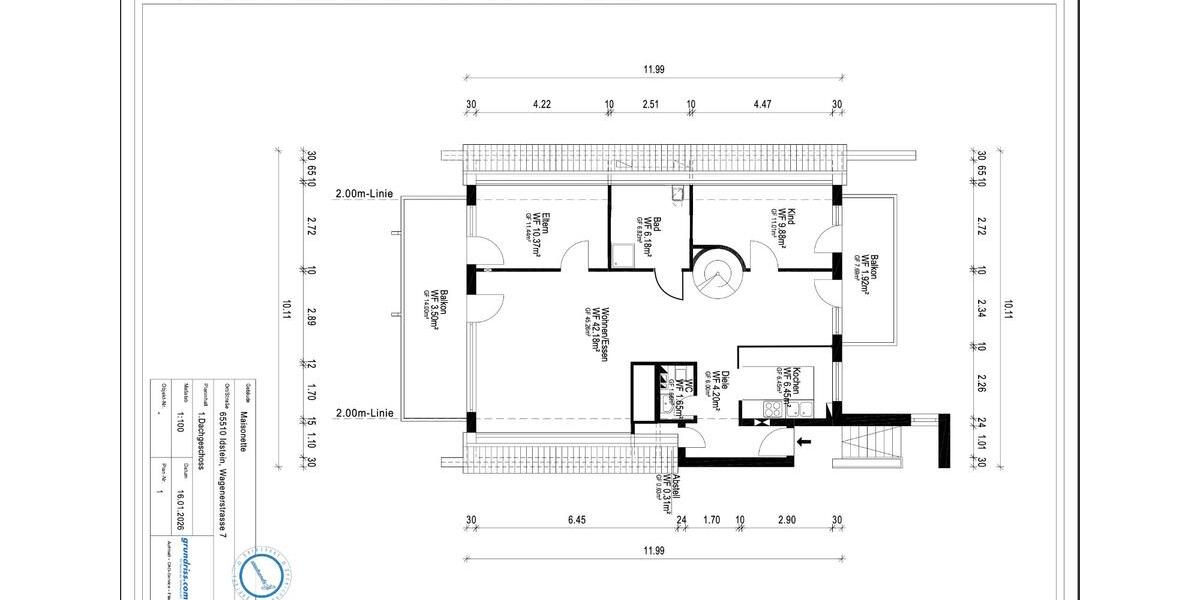 Maisonettenwohnung Idstein - 6 Zimmer, 117 m&sup2;, 380.000&euro; | Angebot:26491764