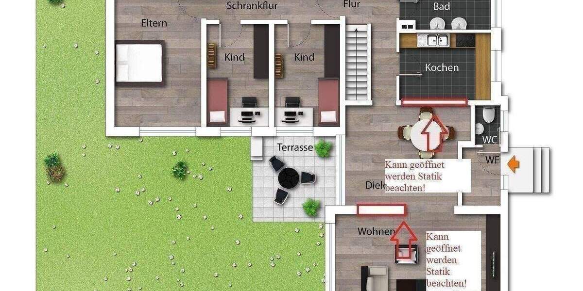 *NEU* DIE ALTERNATIVE ZUR EIGENTUMSWOHNUNG! BUNGALOW IN NATURNAHER UND RUHIGER LAGE! JETZT ANRUFEN! 5 zimmer