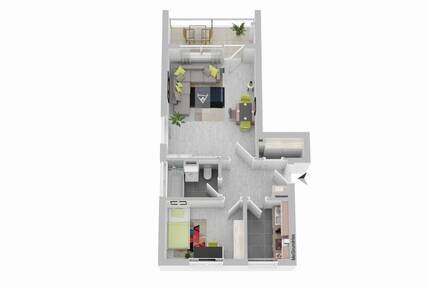 Wohnung Wiesbaden Schierstein - 2 Zimmer, 42 m&sup2;, 179.990&euro; | Angebot:26874123