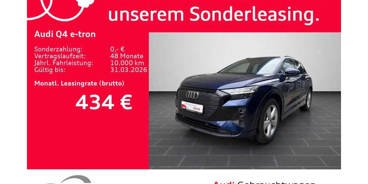 Audi Q4 e-tron 10.068 km 46.890 &euro; Wiesbaden 65189
