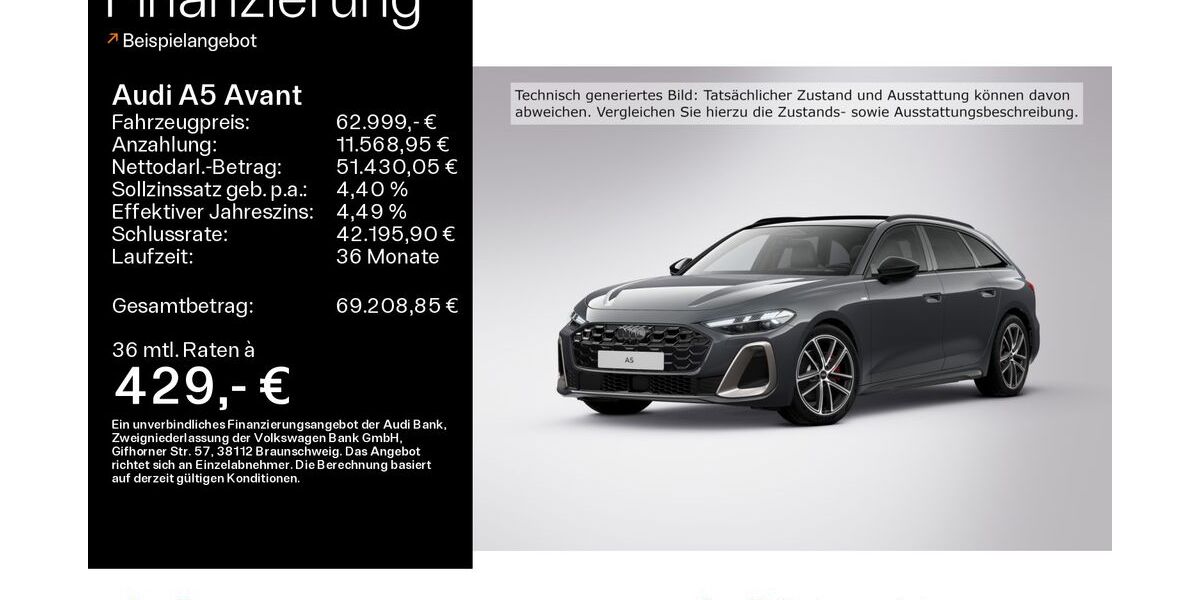 Audi A5 14.804 km 62.999 € Hofheim 65719